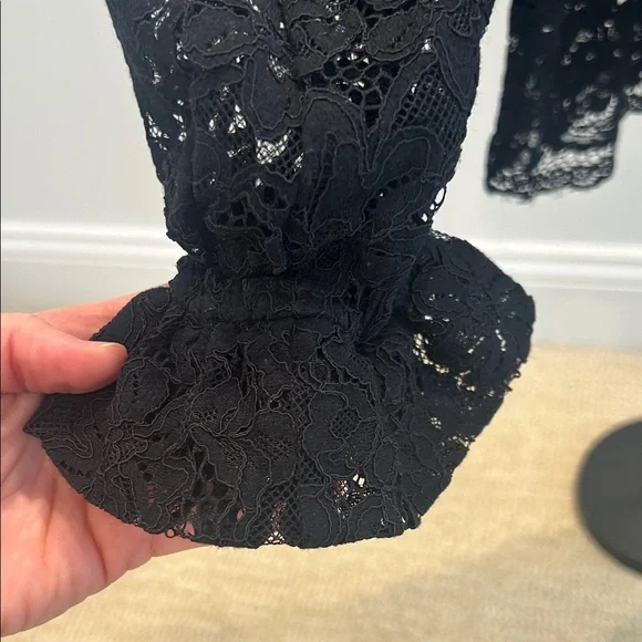 Hill House Black Lace Blouse- size medium - Picture 3 of 5